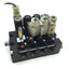 Used 3x Aro A222SS Solenoid Air Valve 2-Pos 4-Way 24VDC, 1x A222SP Pilot Return