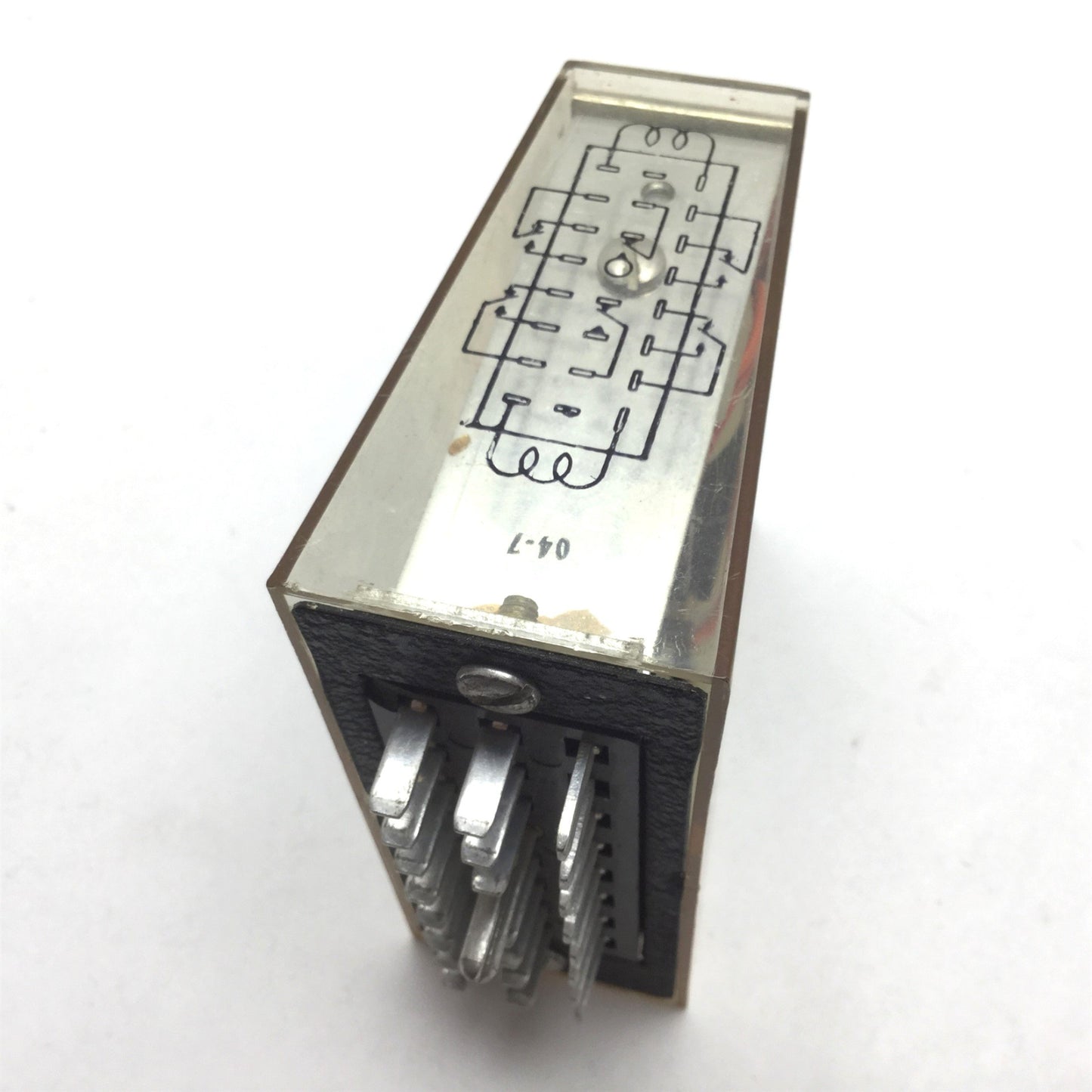 Used Ohmite GPRLETPX-16T Relay, 6-Pole, Coil: 24VDC, Contact: 5A 115V, 24-Pin