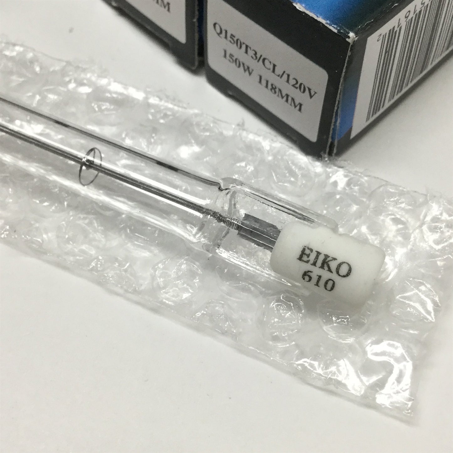 New Lot of 7 Eiko Q150T3-CL/120V Halogen Linear Lamp R7 Base Double-Ended T3 150W