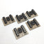 Used Lot of 5 Potter & Brumfield 27E460 Relay Breakout Board, 10x Screw Terminals