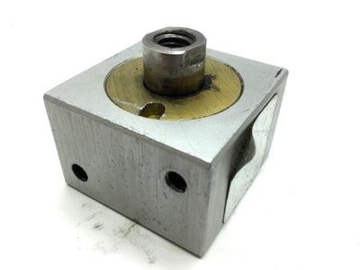 Used Compact Pneumatic Cylinder, 10-32UNF, Travel: 0.2"