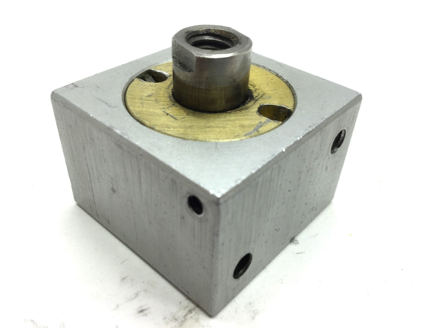 Used Compact Pneumatic Cylinder, 10-32UNF, Travel: 0.2"