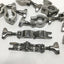 Used Lot of 10 13MHHS-0.75-S Single-Pin Sanitary Flange Tri Clamps Wing Nut 1/2"-3/4"