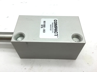 Used Compact BD118X2-UC3 Pneumatic Double Cylinder Cushioned, Bore 1-1/8" Stroke 2"