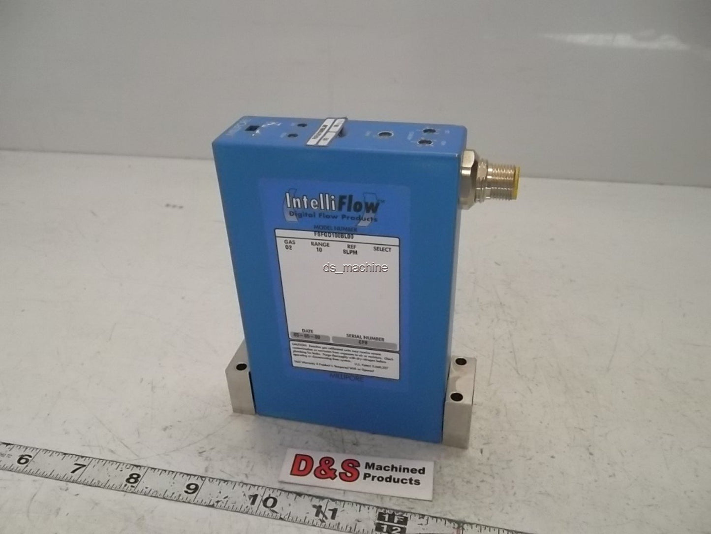Used Millipore FSFGD100BL00 10SLPM IntelliFlow Flow Switch