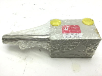 New Compact BD118X112 Pneumatic Double Rod Cylinder Travel 1.5" Bore 1-1/8"