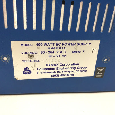Used Dymax 5000EC Ultraviolet Light UV Curing System 5"x5" Area w/400W Power Supply