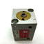 Used Compact S34X1 Pneumatic Cylinder, Ports: 10-32UNF, Bore: 0.75", Travel: 1"