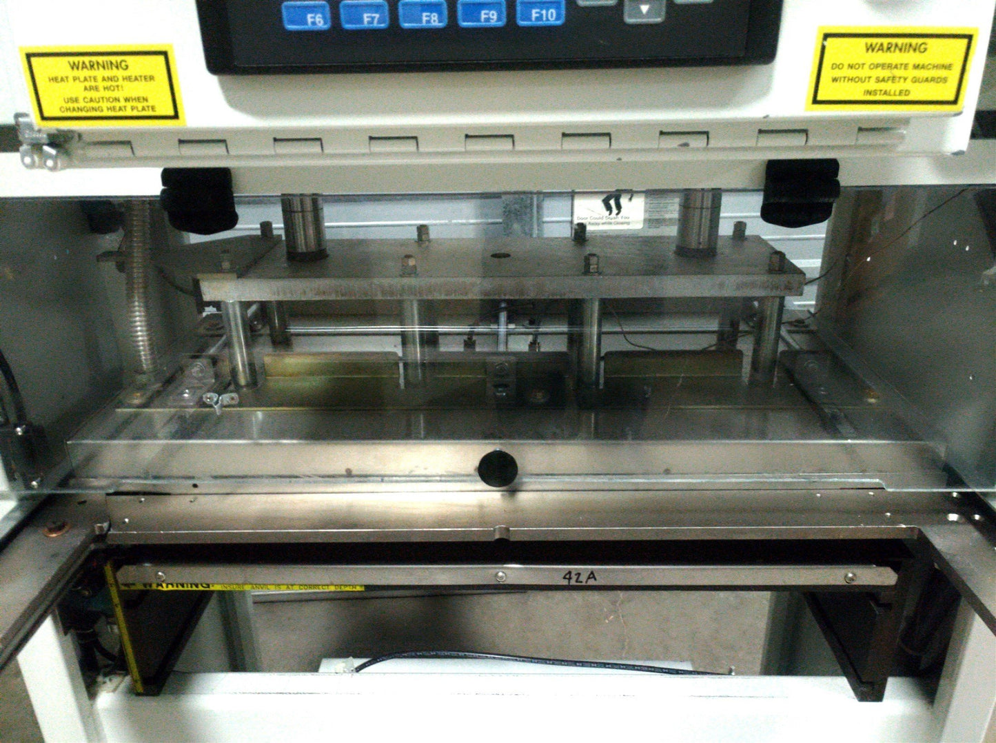 Used Alloyd 2SM1428 Medical Shuttle Tray Sealer 2-8" Tools 14 x 28" 2.5Ton ø3 208VAC