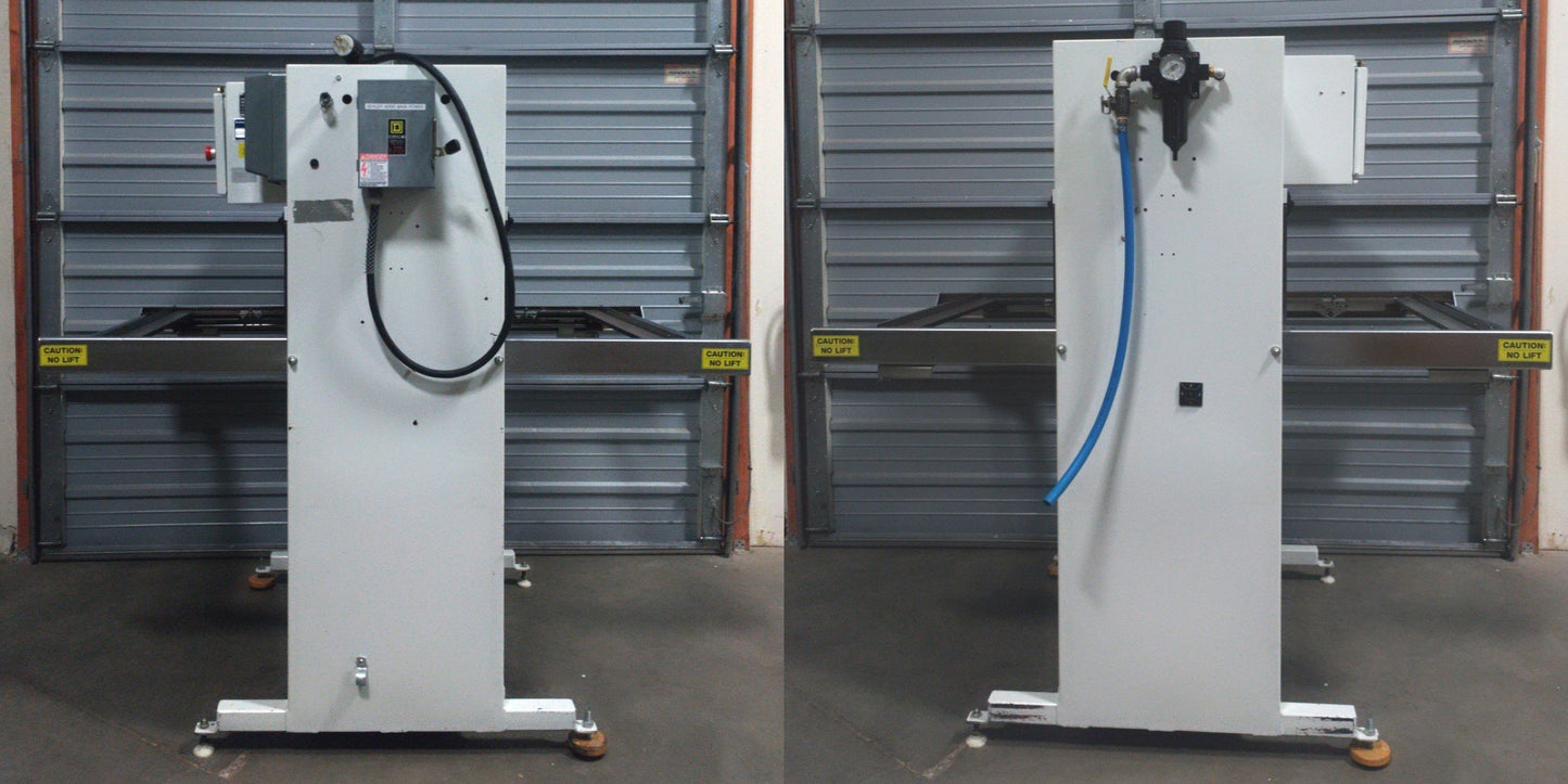 Used Alloyd 2SM1428 Medical Shuttle Tray Sealer 2-8" Tools 14 x 28" 2.5Ton ø3 208VAC