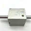 Used Compact SD34X34-EX1 Pneumatic Double Rod Cylinder Bore 3/4" 10-32UNF Travel 3/4"