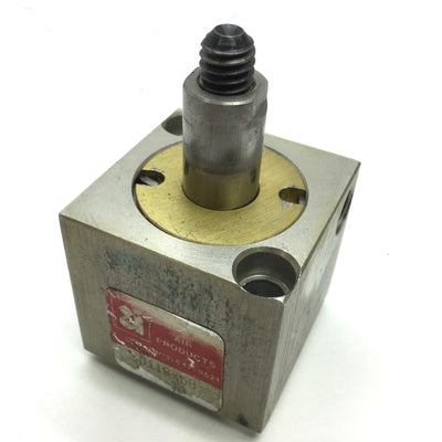 Used Compact SD118X58 Pneumatic Cylinder 10-32 UNF Travel 5/8" Bore 1-1/8"