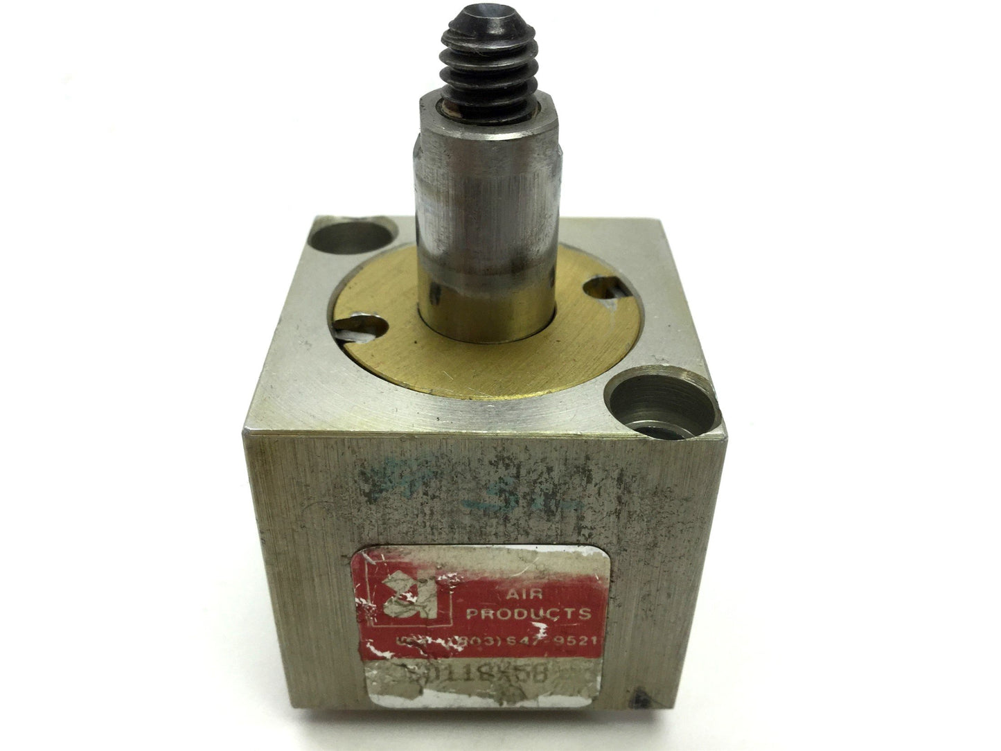 Used Compact SD118X58 Pneumatic Cylinder 10-32 UNF Travel 5/8" Bore 1-1/8"