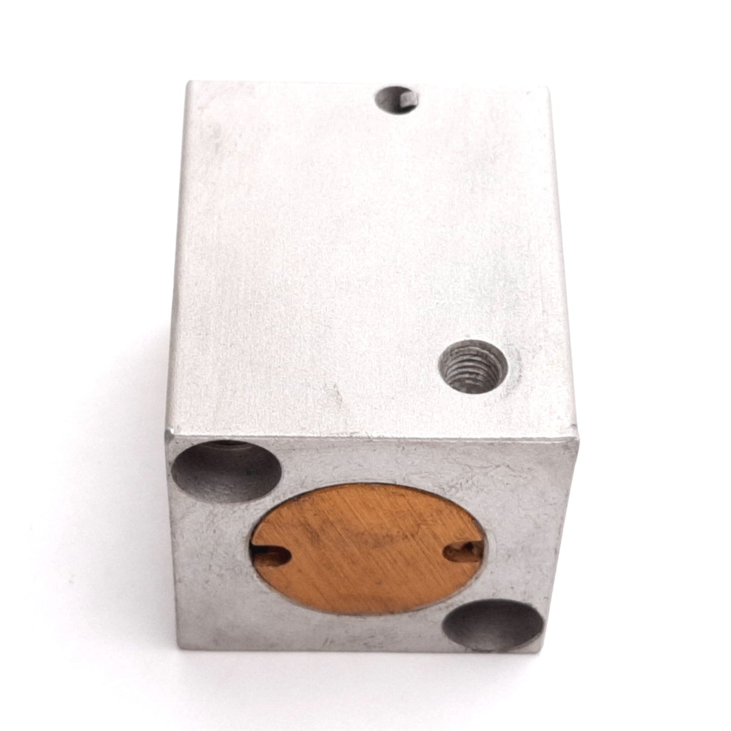 Used Compact S34X34 Pneumatic Cylinder, Bore: 0.75", Stroke: 0.75", Ports: 10-32UNF