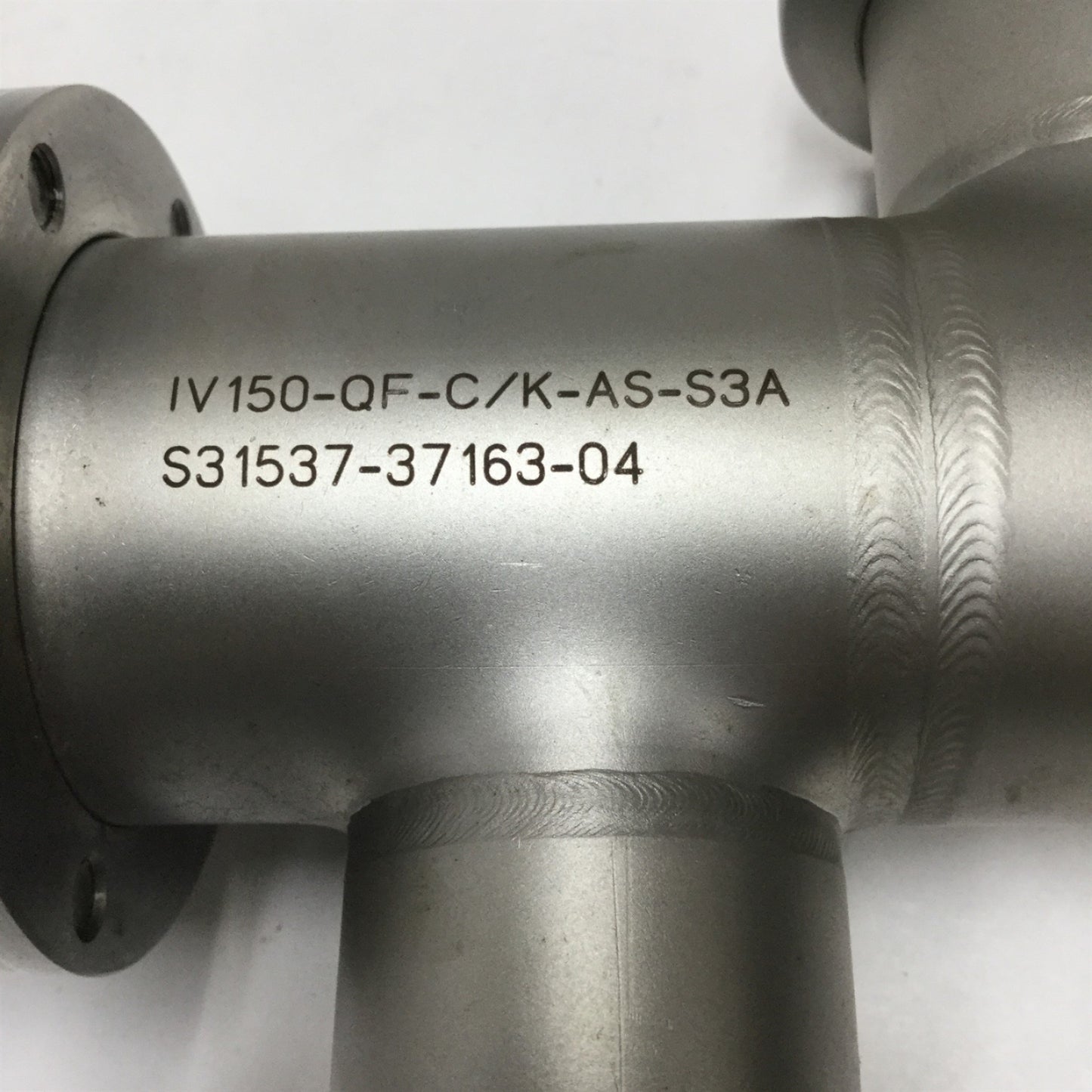 Used A&N IV150-QF-C/K-SA-S3A Spring Loaded In-Line Vacuum Valve, 1.5", QF40 Flange