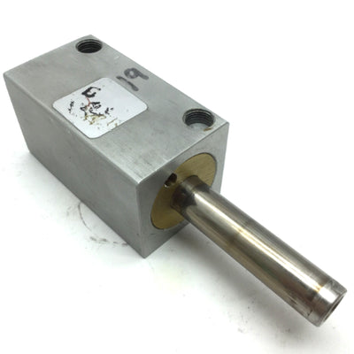 Used Compact B118X2 Pneumatic Cylinder, 1/8 NPT, Travel: 2", Bore 1-1/8"