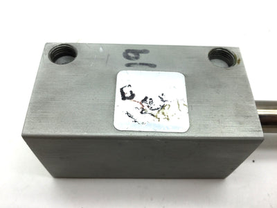Used Compact B118X2 Pneumatic Cylinder, 1/8 NPT, Travel: 2", Bore 1-1/8"