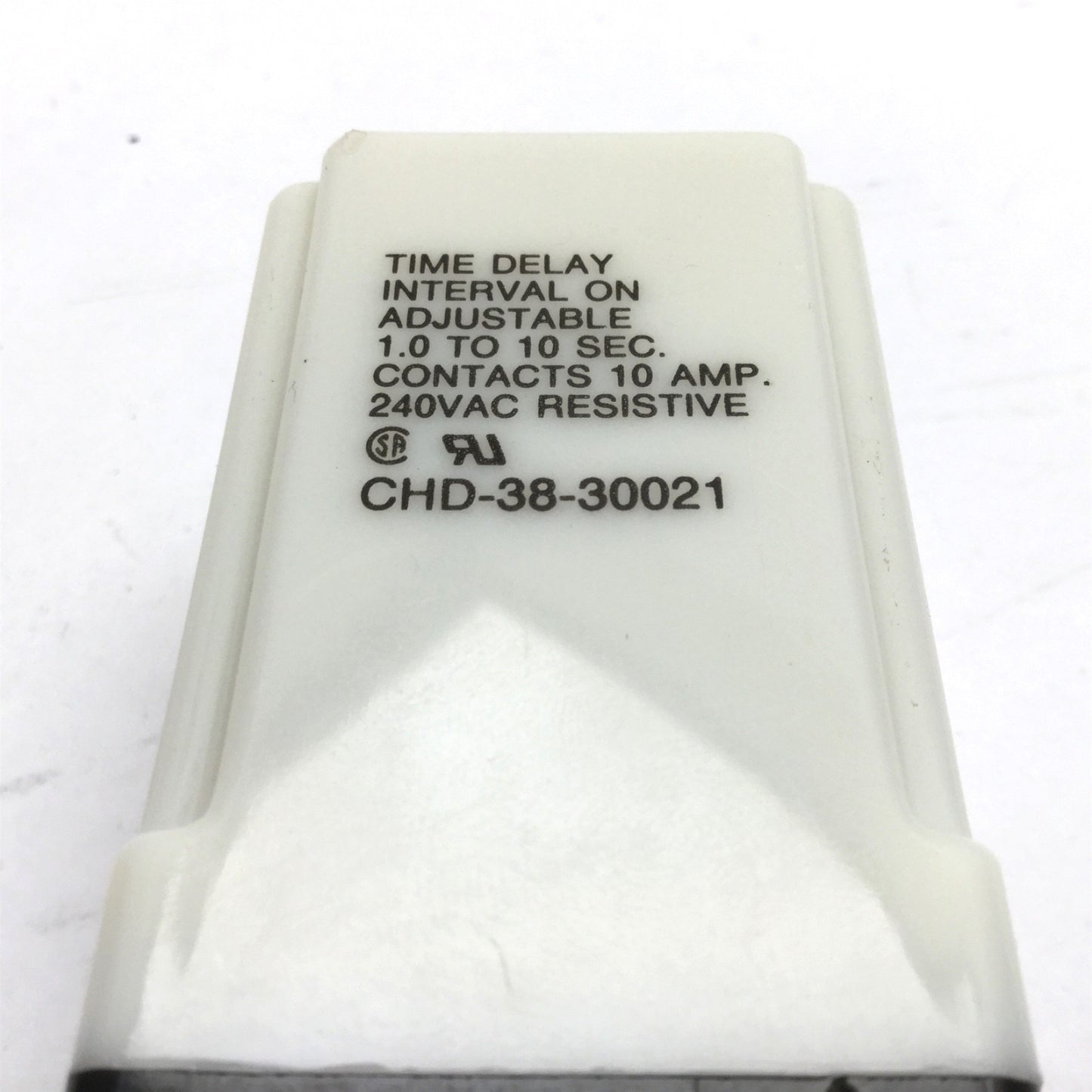 Used Potter & Brumfield CHD-38-30021 Time Delay Relay, Range: 1-10sec, Supply: 24VDC