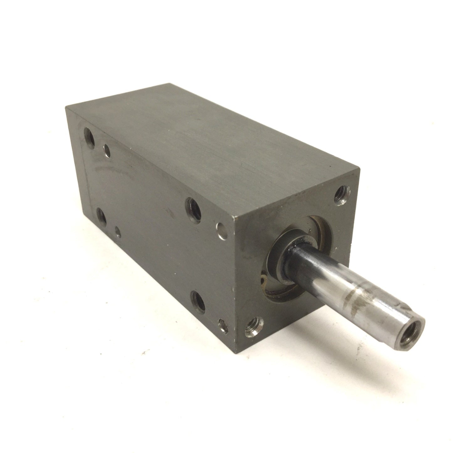 Used Fabco-Air SQ-04X1-1/2DR Pancake Air Cylinder Port: 10/32 Stroke: 1.5" Double Rod