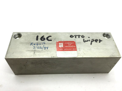Used Compact B118X4 Pneumatic Cylinder, 1/8 NPT, Travel: 4", Bore 1-1/8"