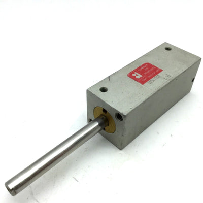 Used Compact SD34X212 Pneumatic Double End Cylinder 10-32UNF, Travel: 2.5", Bore 3/4"