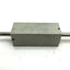 Used Compact SD34X212 Pneumatic Double End Cylinder 10-32UNF, Travel: 2.5", Bore 3/4"