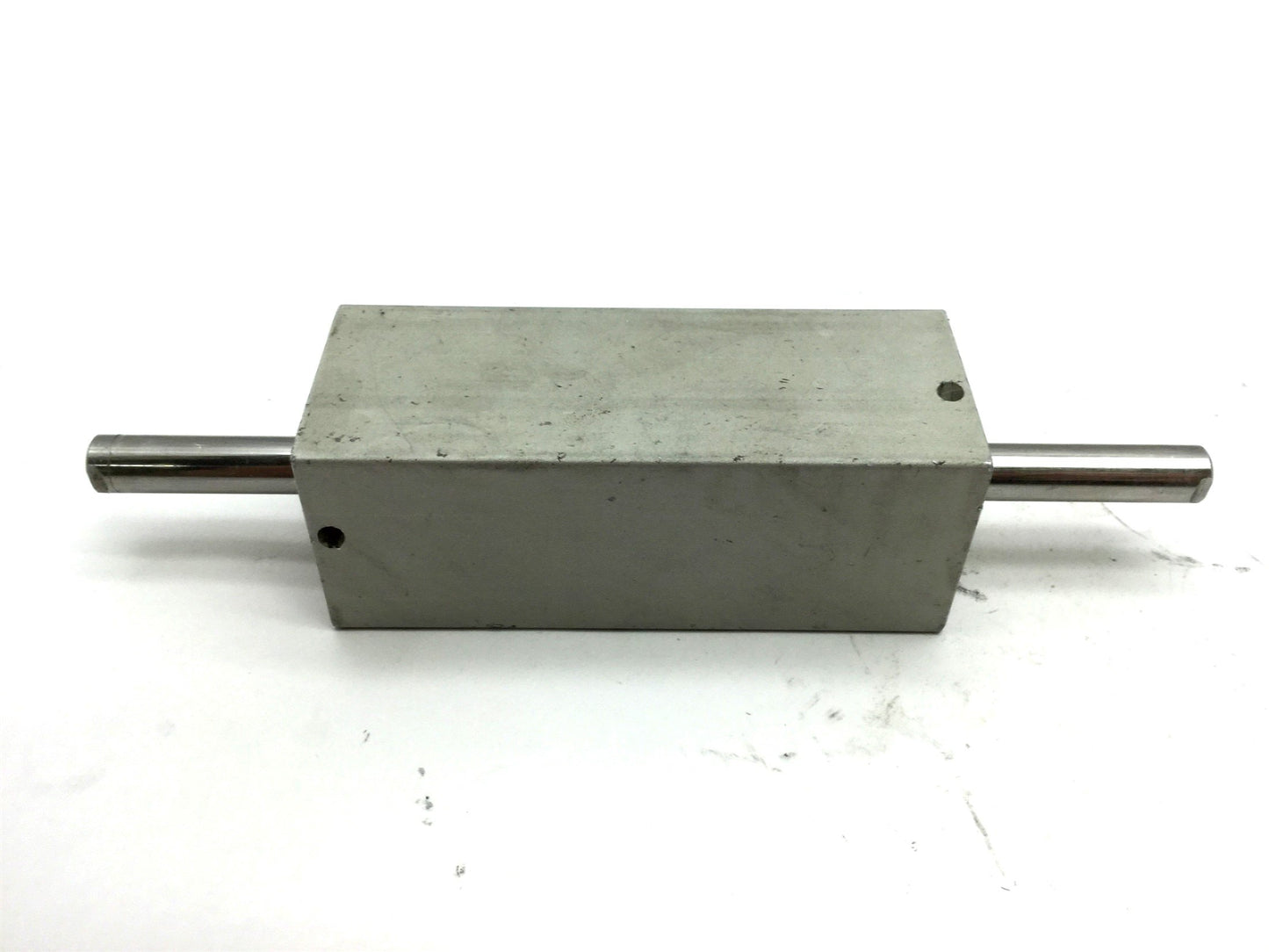 Used Compact SD34X212 Pneumatic Double End Cylinder 10-32UNF, Travel: 2.5", Bore 3/4"