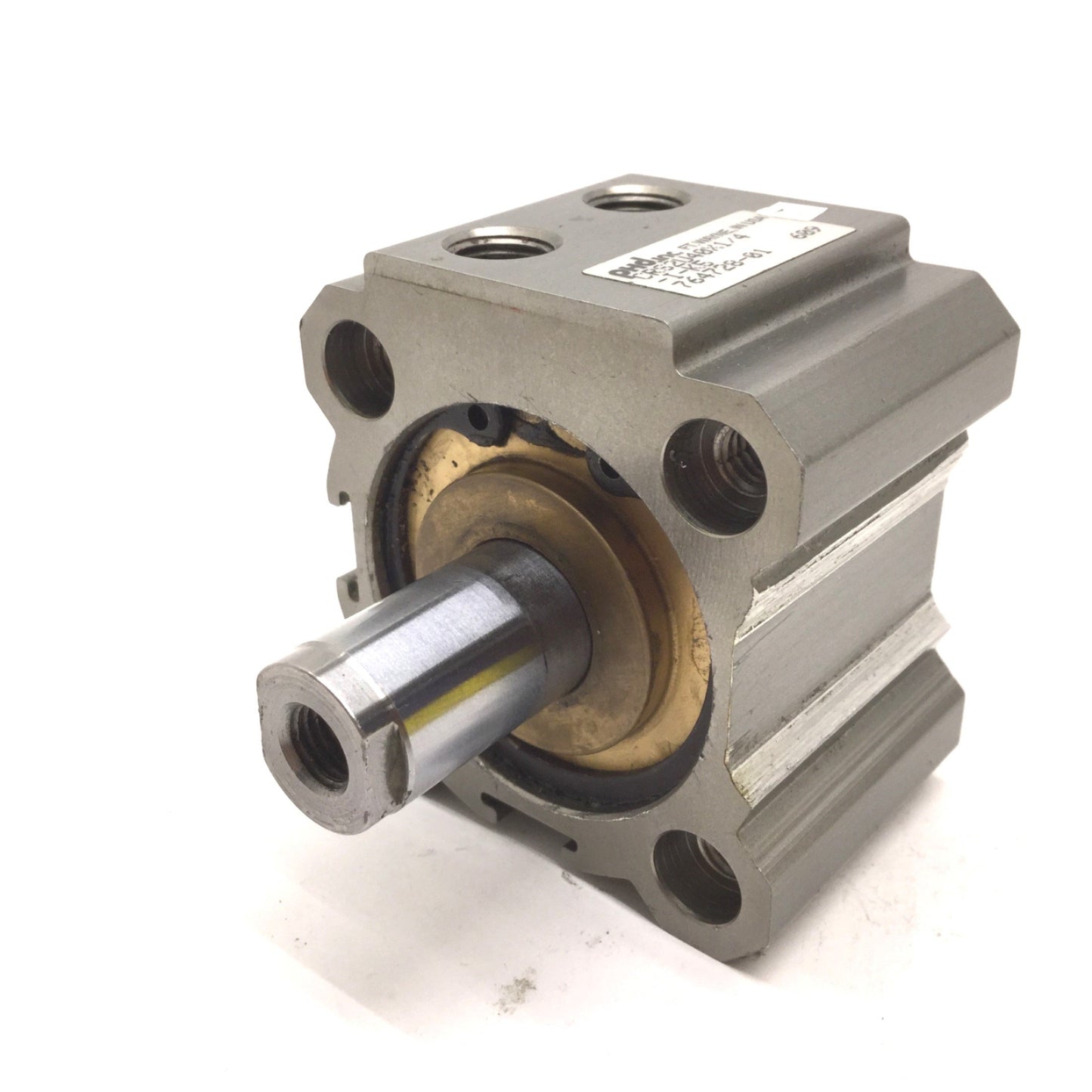 Used PHD CRS2U40X1/4-I-K5 Pneumatic Cylinder Bore: 1.57" Stroke: 1/4" 5mm Extension
