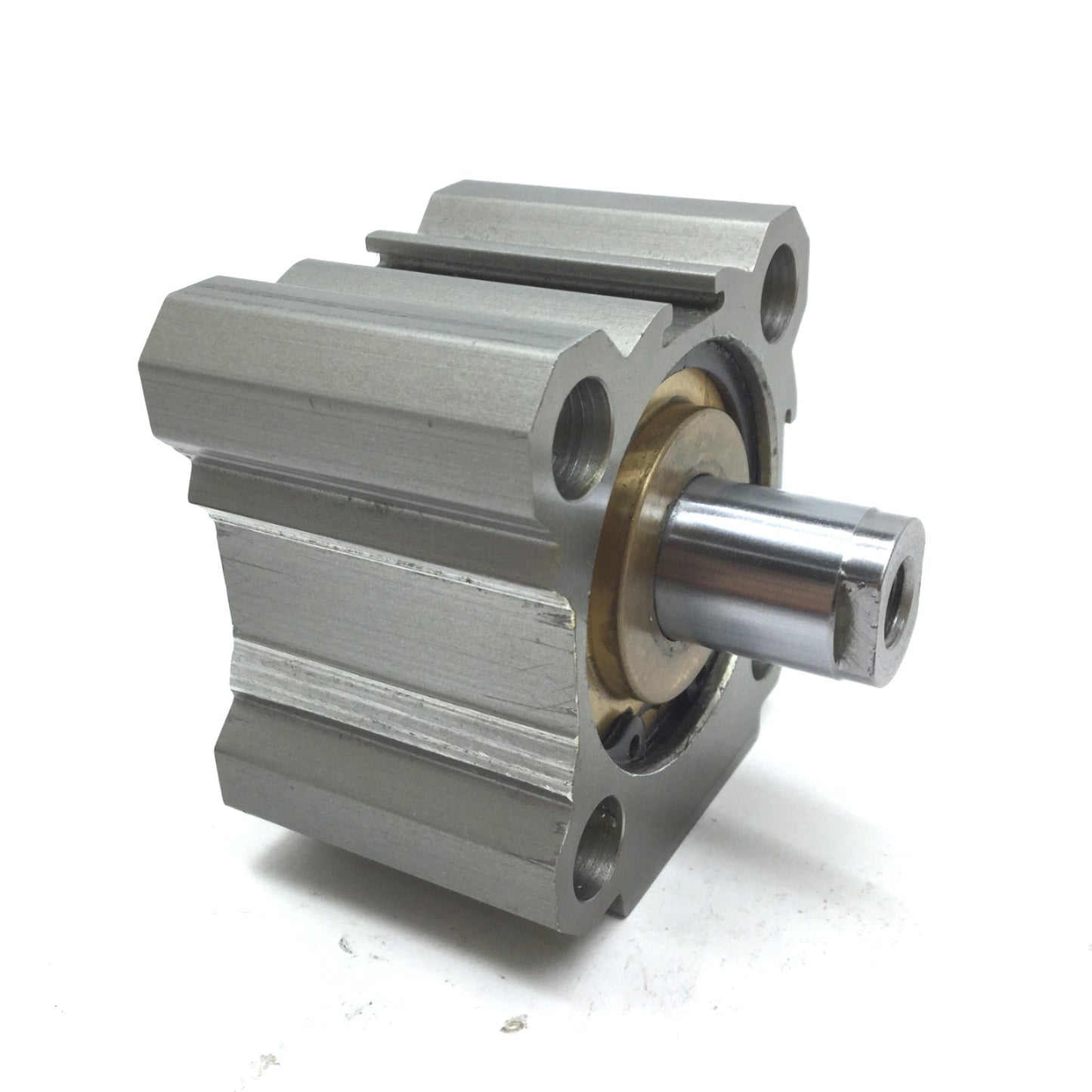 Used PHD CRS2U40X1/4-I-K5 Pneumatic Cylinder Bore: 1.57" Stroke: 1/4" 5mm Extension