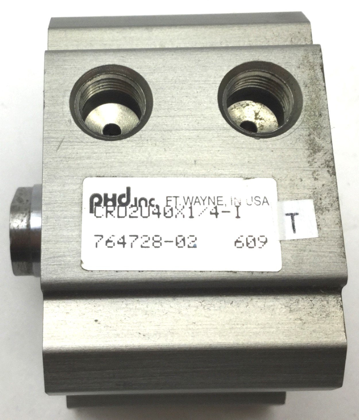 Used PHD CRD2U40X1/4-I Pneumatic Cylinder, Bore: 1.57", Stroke: 1/4", 1/8 NPT