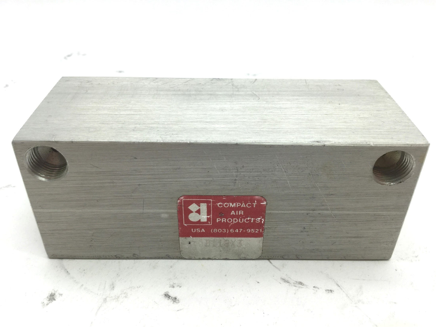 Used Compact B118X3 Pneumatic Cylinder, Bore: 1.125", Stroke: 3", Ports: 1/8" NPT
