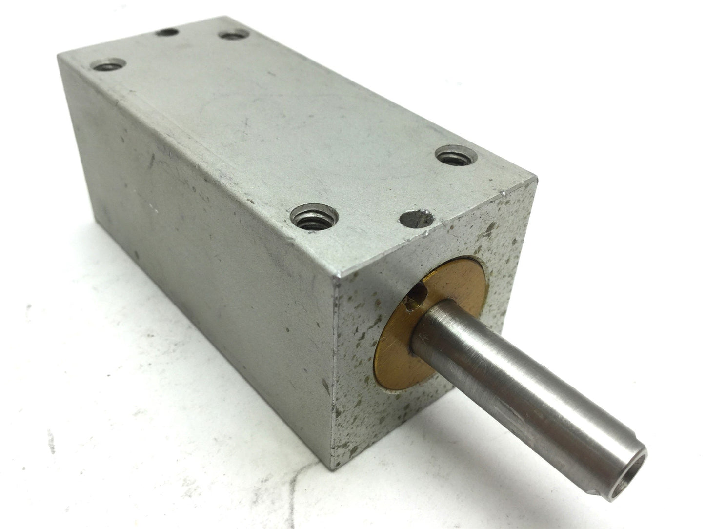 Used Compact B34X2-EX1 Pneumatic Cylinder 10-32 UNF Travel 2" Bore 3/4", Rod: 5/16"