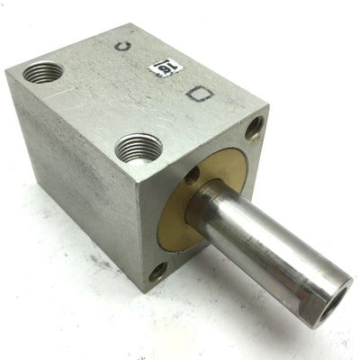 Used Compact S118X114 Pneumatic Cylinder Travel 1.25" 1/8" NPT Bore 1-1/8"