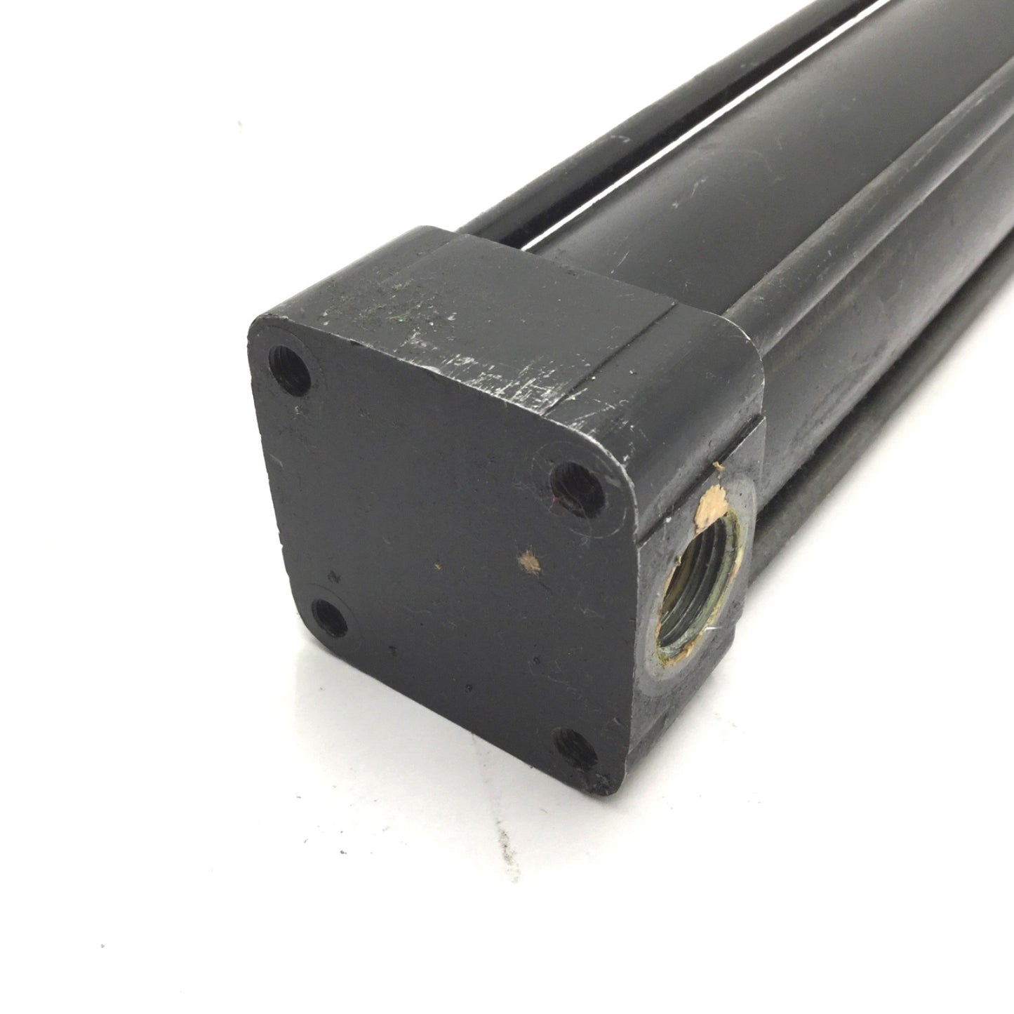 Used Pneumatic Air Cylinder Ports: 3/8" NPT, Stroke: 16", Rod Diameter: 5/8"