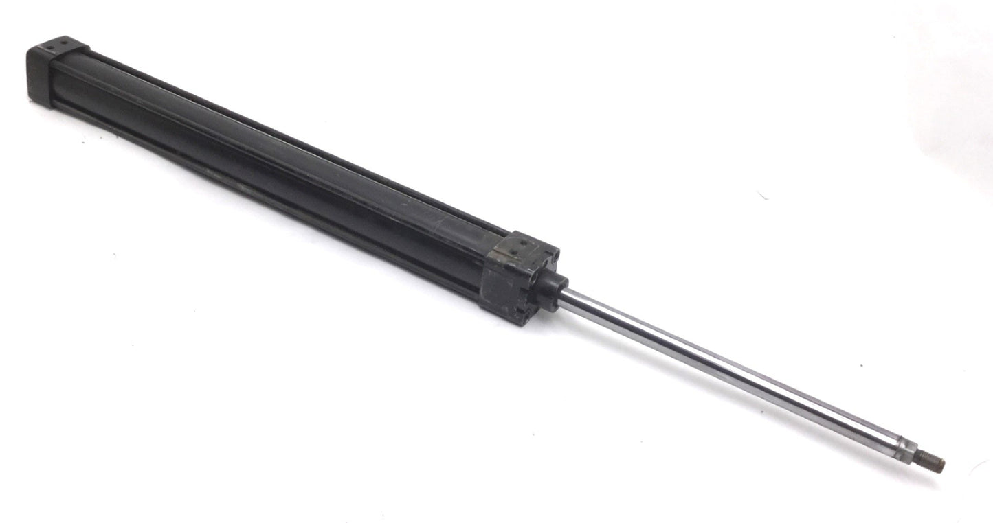 Used Pneumatic Air Cylinder Ports: 3/8" NPT, Stroke: 16", Rod Diameter: 5/8"