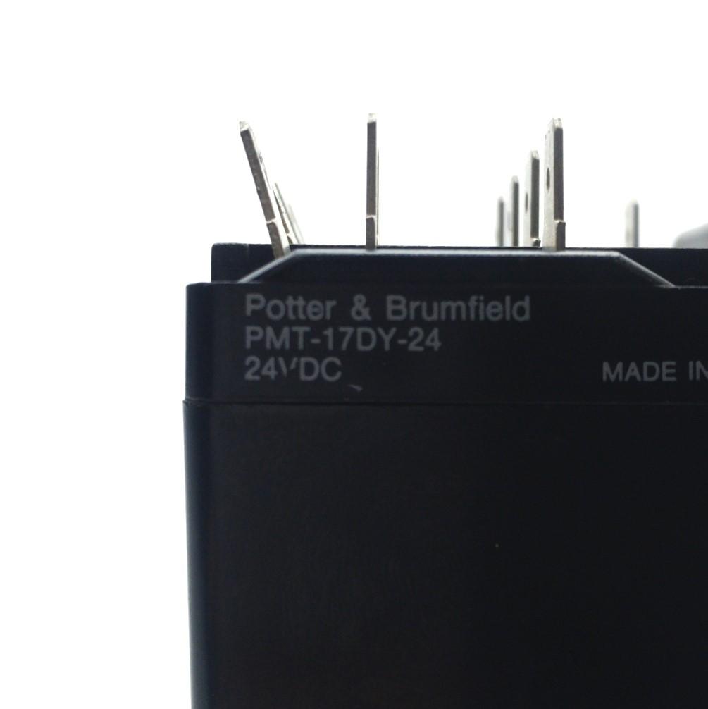 Used Potter Brumfield PMT-17DY-24 Power Relay 4PDT-NO 240VAC 25A Contacts 24VDC Coil