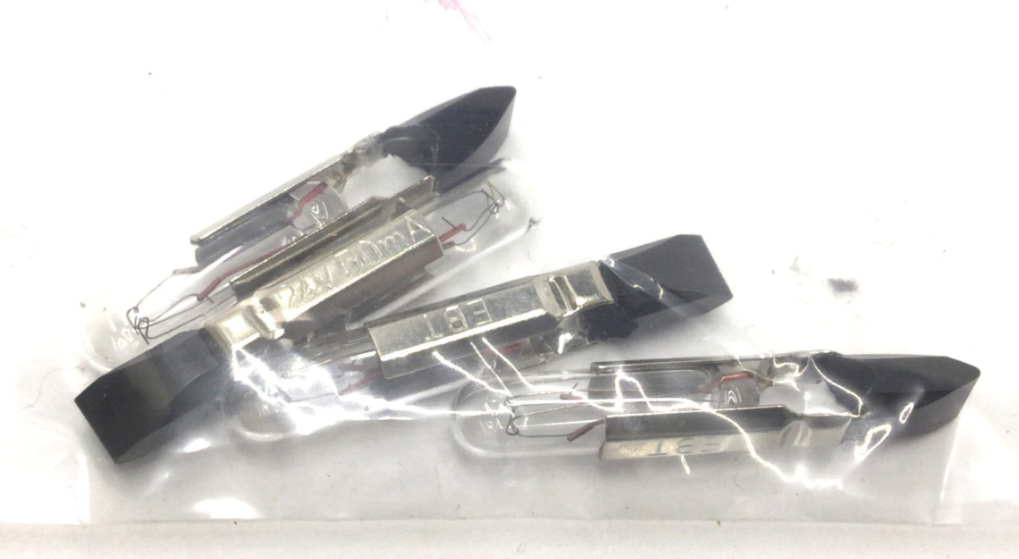 New – Open box Lot of 4 EAO 10-1112.1279 Incandescent Lamp Bulbs, Voltage: 24V, Size: T-5 1/2