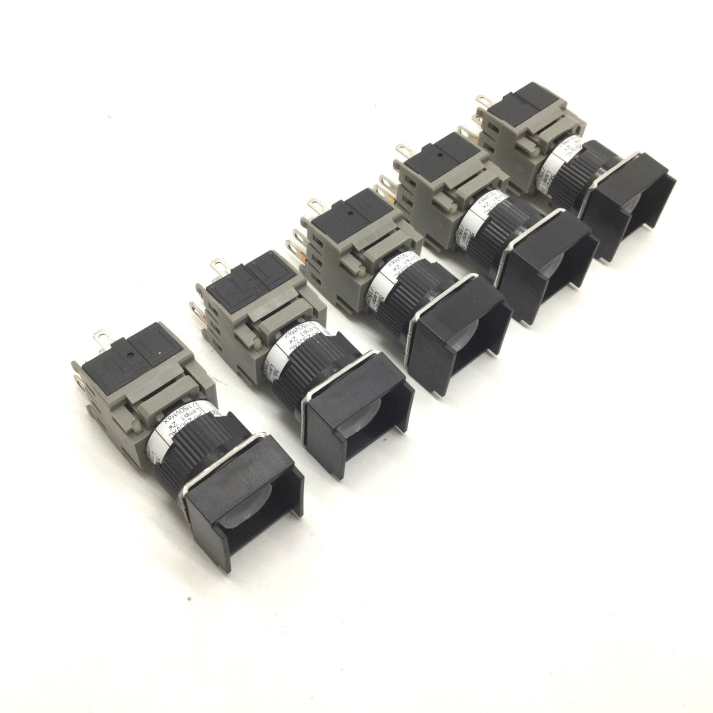 Used Lot of 5 New Alcoswitch 164SL5 Command Switch 16 Series, Rating: 5A, 250VAC