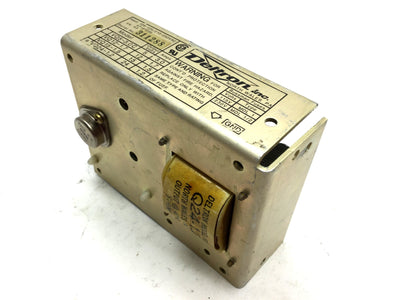 Used Deltron VQ24-1.2 Power Supply, In: 105-250VAC, Out: 24VDC 1.2A