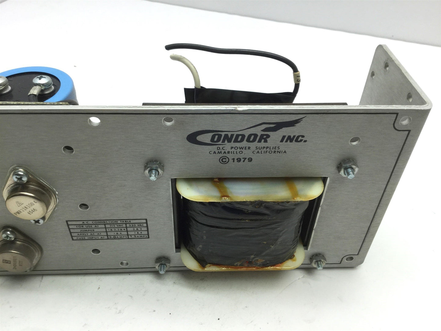 Used Condor E24-7.2 Power Supply In: 115/230VAC 47-440Hz Out: 24VDC 7.2A