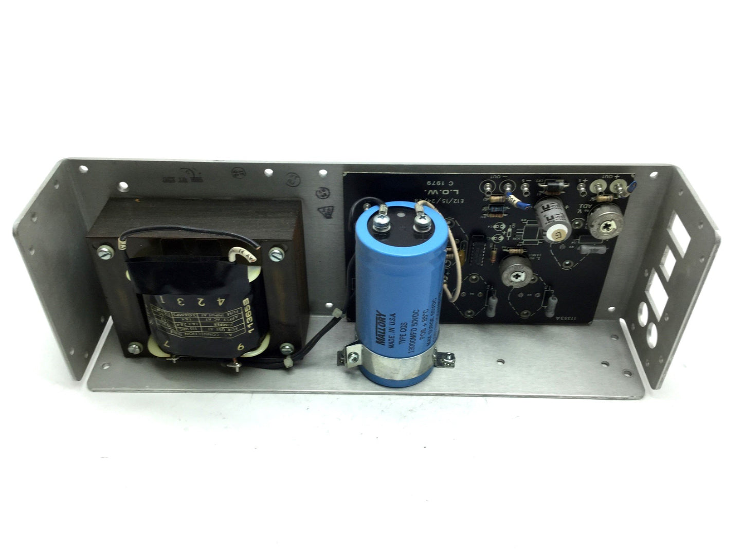 Used Condor E24-7.2 Power Supply In: 115/230VAC 47-440Hz Out: 24VDC 7.2A