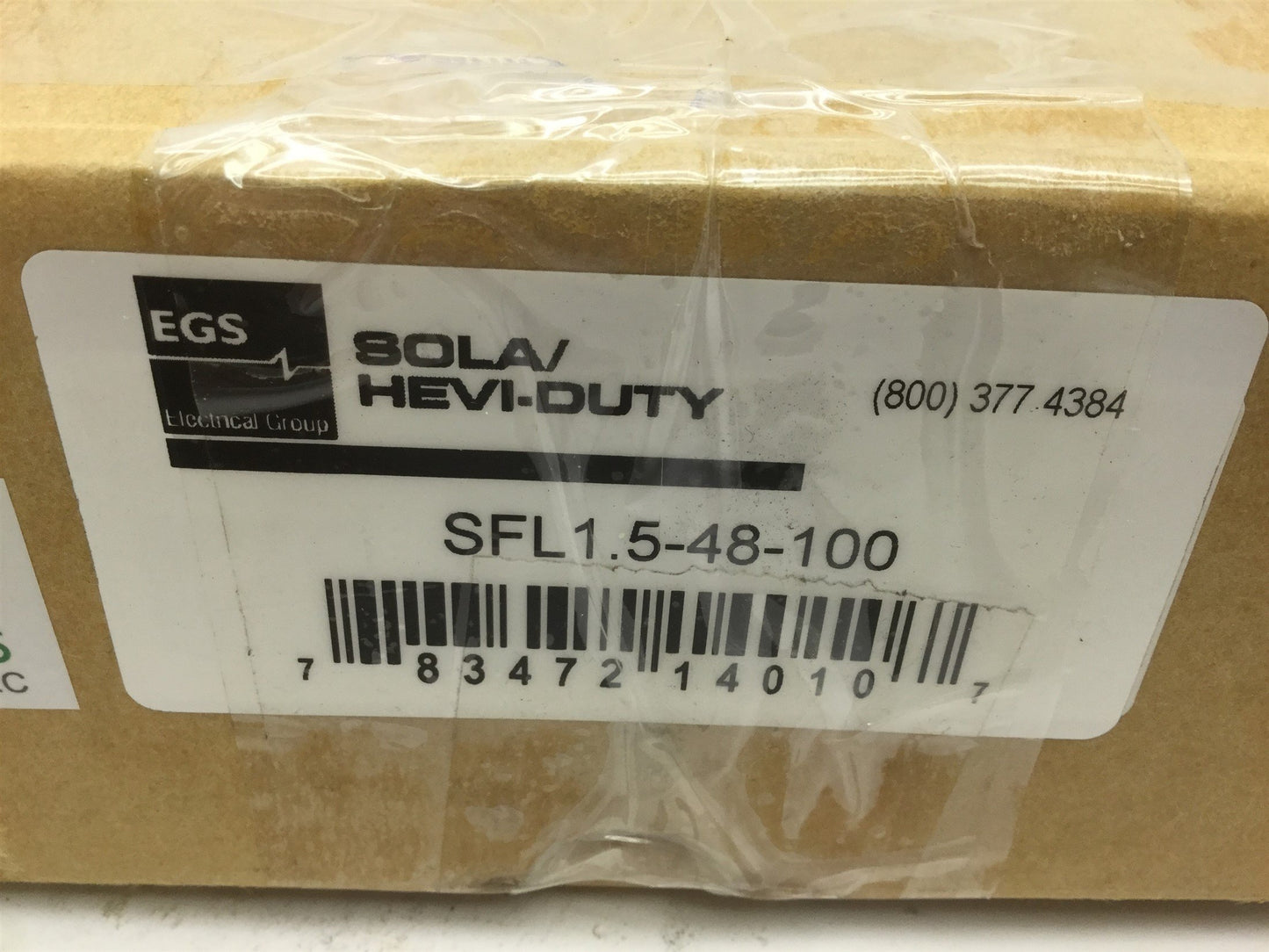 New Sola SFL 1.5-48-100 DIN Rail Mount Power Supply 115/230VAC In 48VDC 1.5A Out