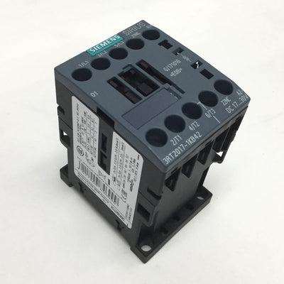 New – Open box Siemens 3RT2017-1KB42 Sirius Power Contactor 24VDC Coil, 600VAC 12A, 3-Pole, S00