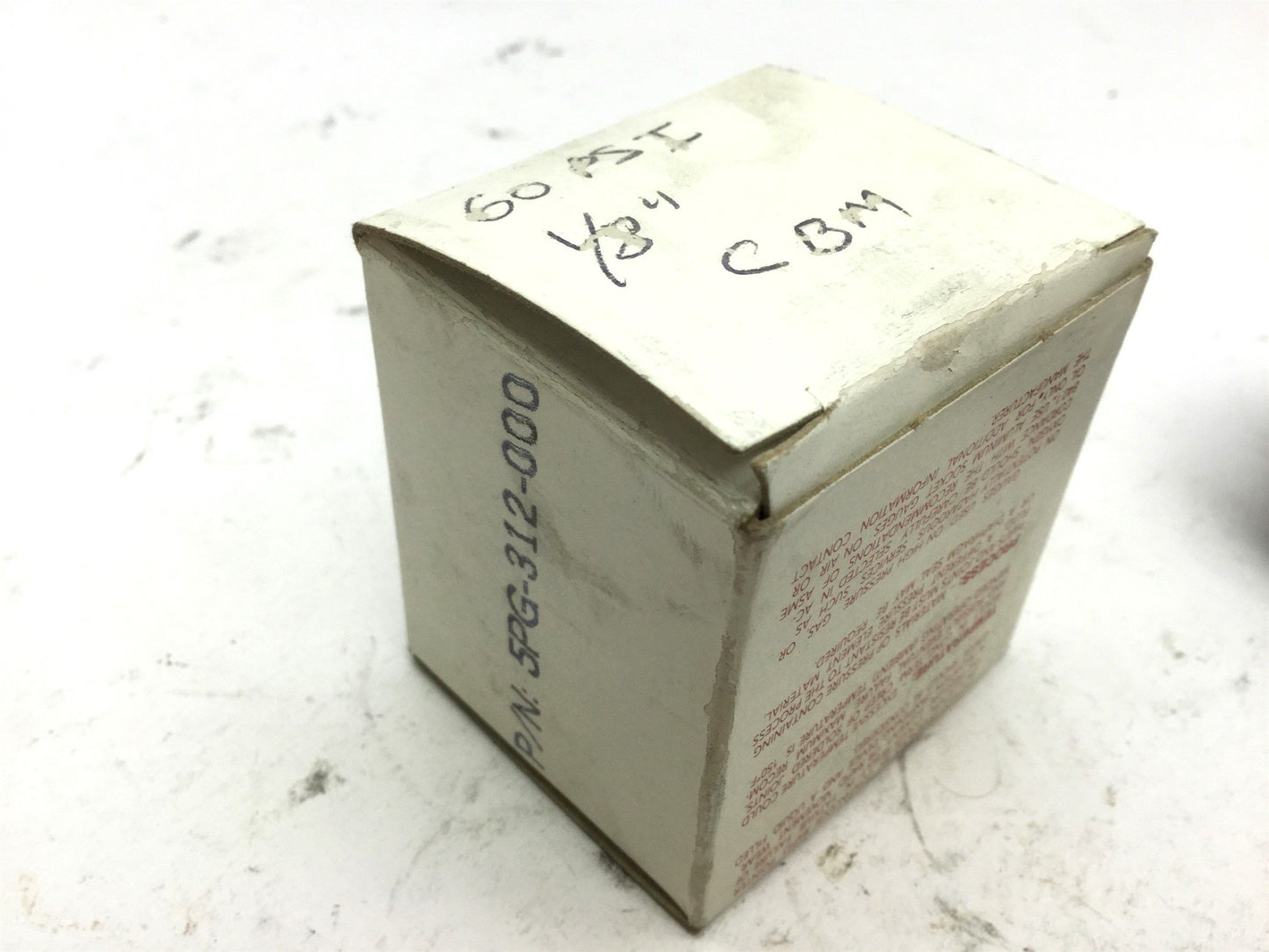 New Norgren 5PG-312-000 Pressure Gauge, Range: 0-60 PSI, Port: 1/8" NPT