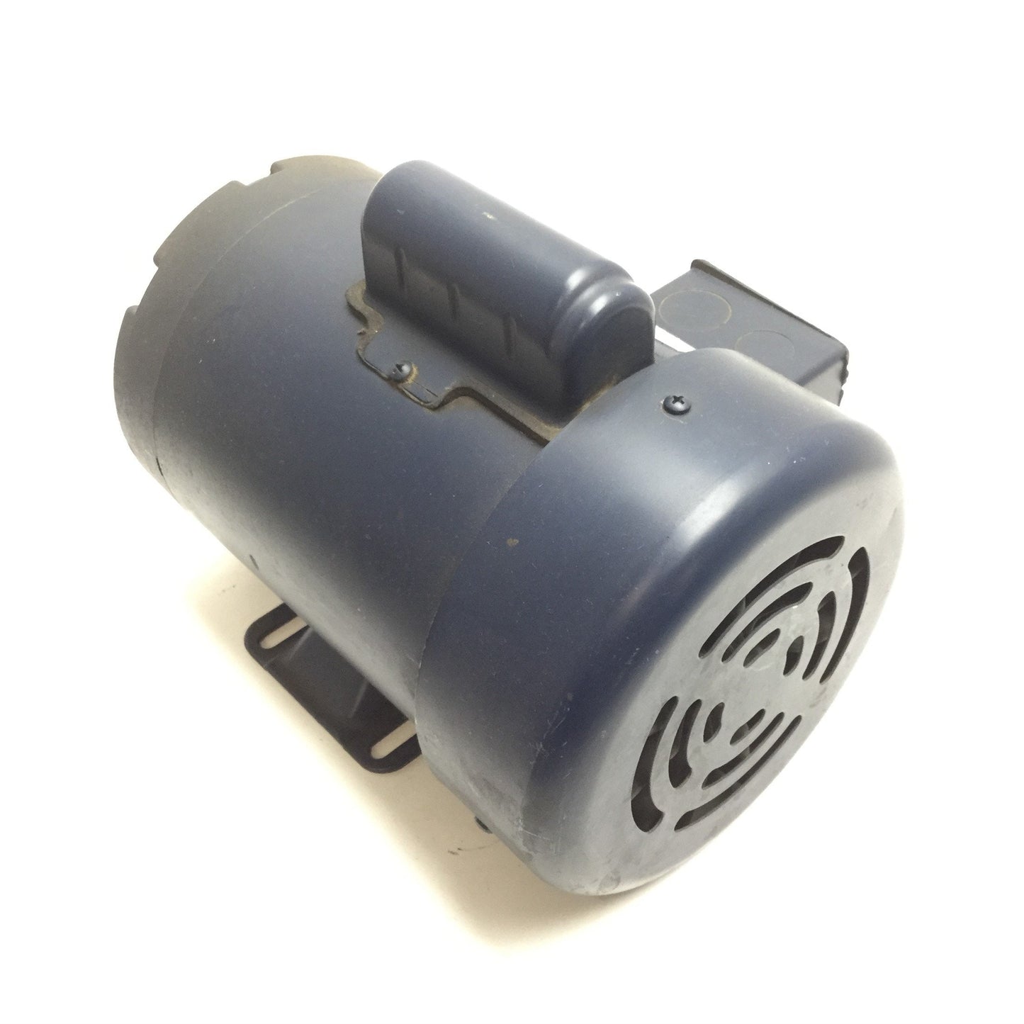 Used Leeson 110009.00 C6C11FB1B AC Motor, Frame 56, 1/3HP, 115VAC 208-230VAC, 5/8"