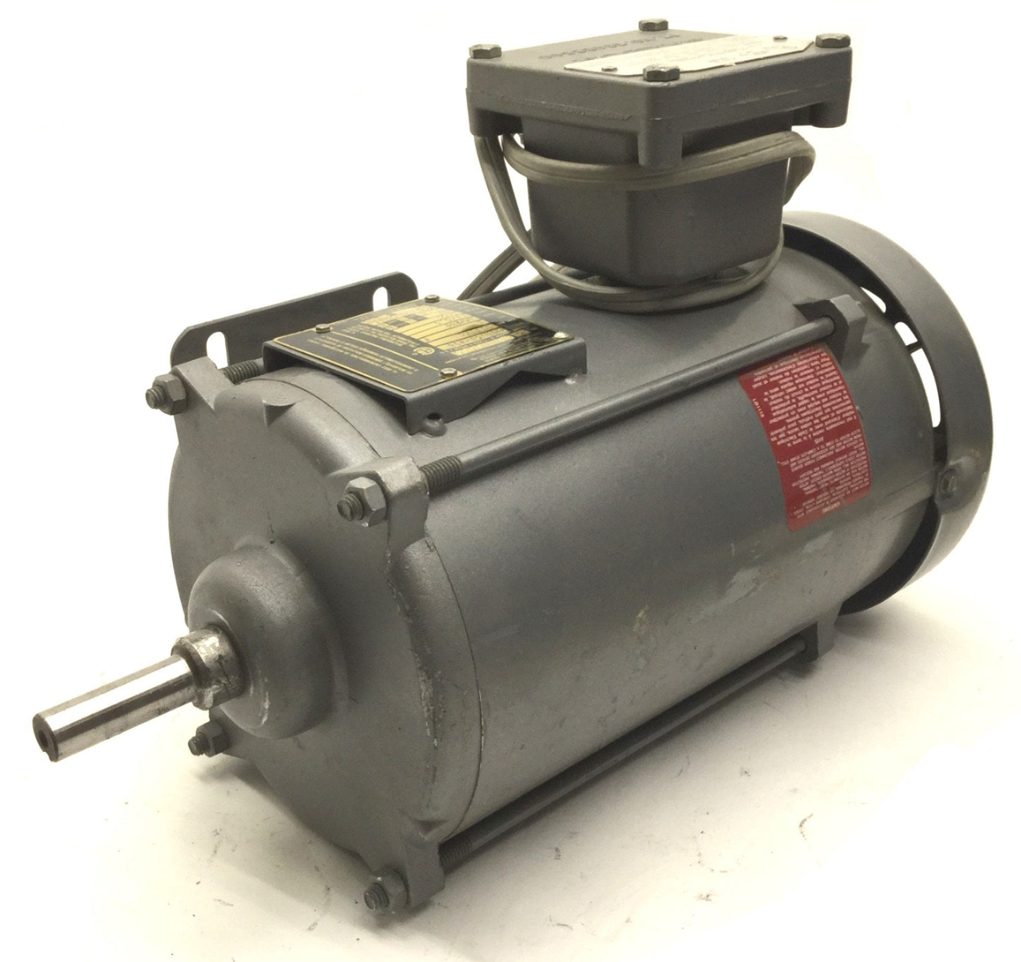 Used Baldor L5009A Electric AC Motor 1HP, 3450RPM, Voltage: 115/230, 11/5.5A