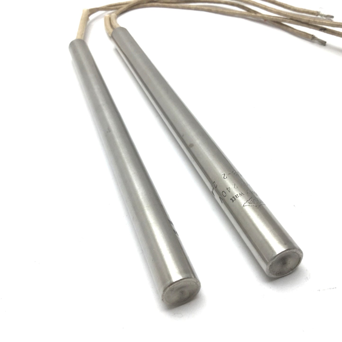 Used Lot of 2 Ogden MW-58-2 Heating Cartridge, 8" Long x 0.5" Diameter, 800W, 240V