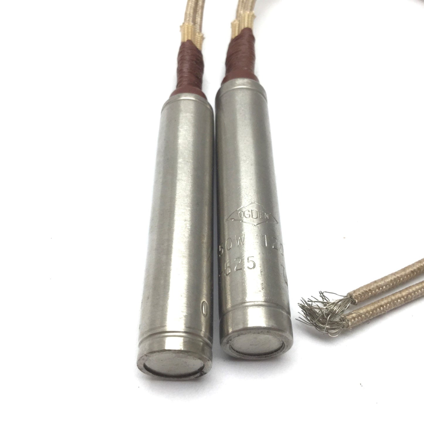Used Lot of 2 Ogden Heating Cartridge, 2.5" Long x 0.5" Diameter, 150W, 120V