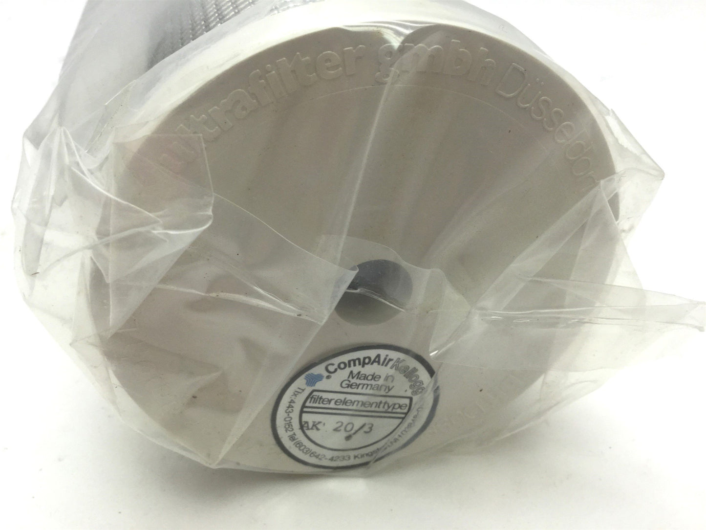 New CompAir AK 20/3 Pneumatic Filter Element Ultrafilter 0.01 µm & 0.003ppm Oil