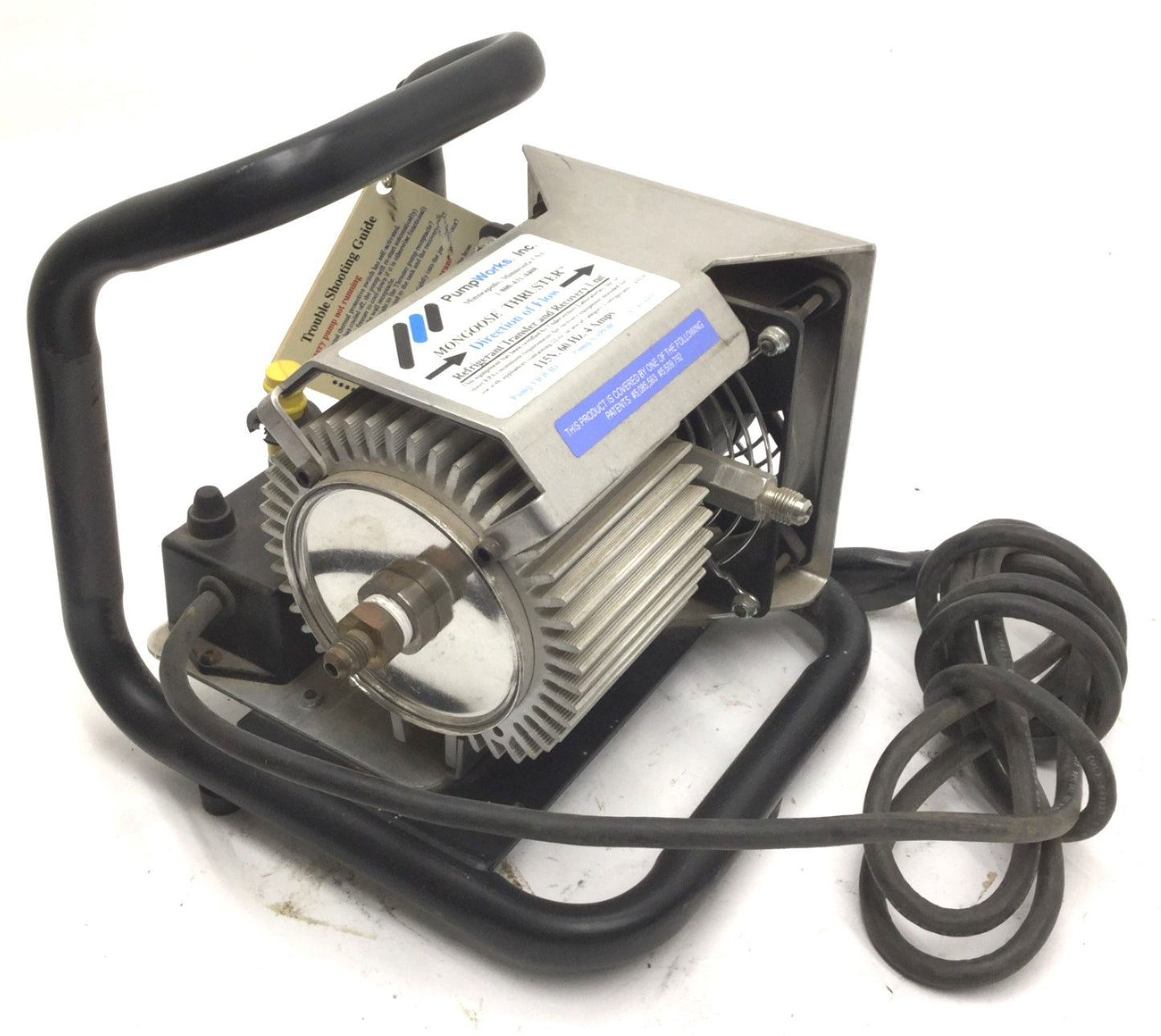 New – Open box Pump Works PW2169MTF Mongoose Thruster Refrigerant Transfer and Recovery Unit
